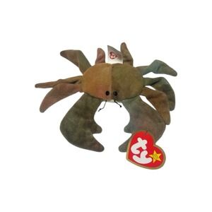 Ty Teenie Beanie Baby Claude the Crab Brown 1993